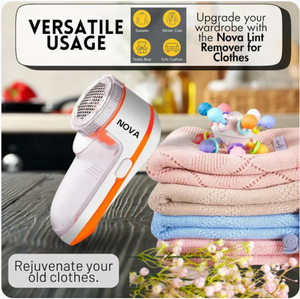 Nova Electric Lint Remover | Fabric Shaver for All Woollen Clothes
